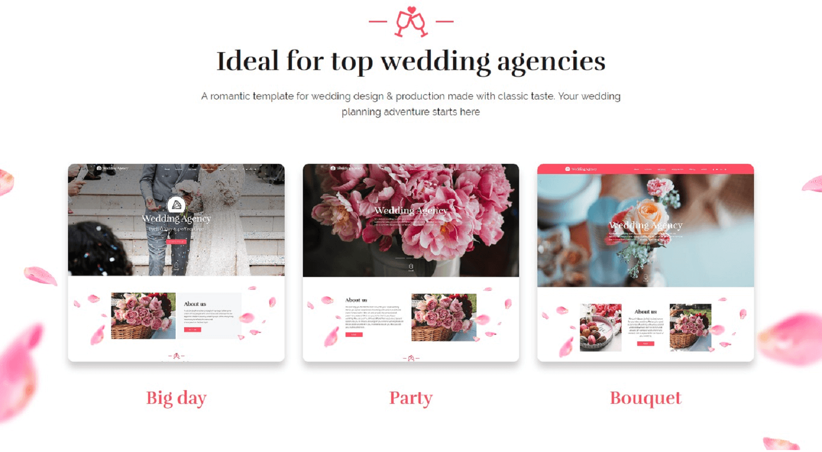 The Wedding Date - Responsive HTML Template  Free Download